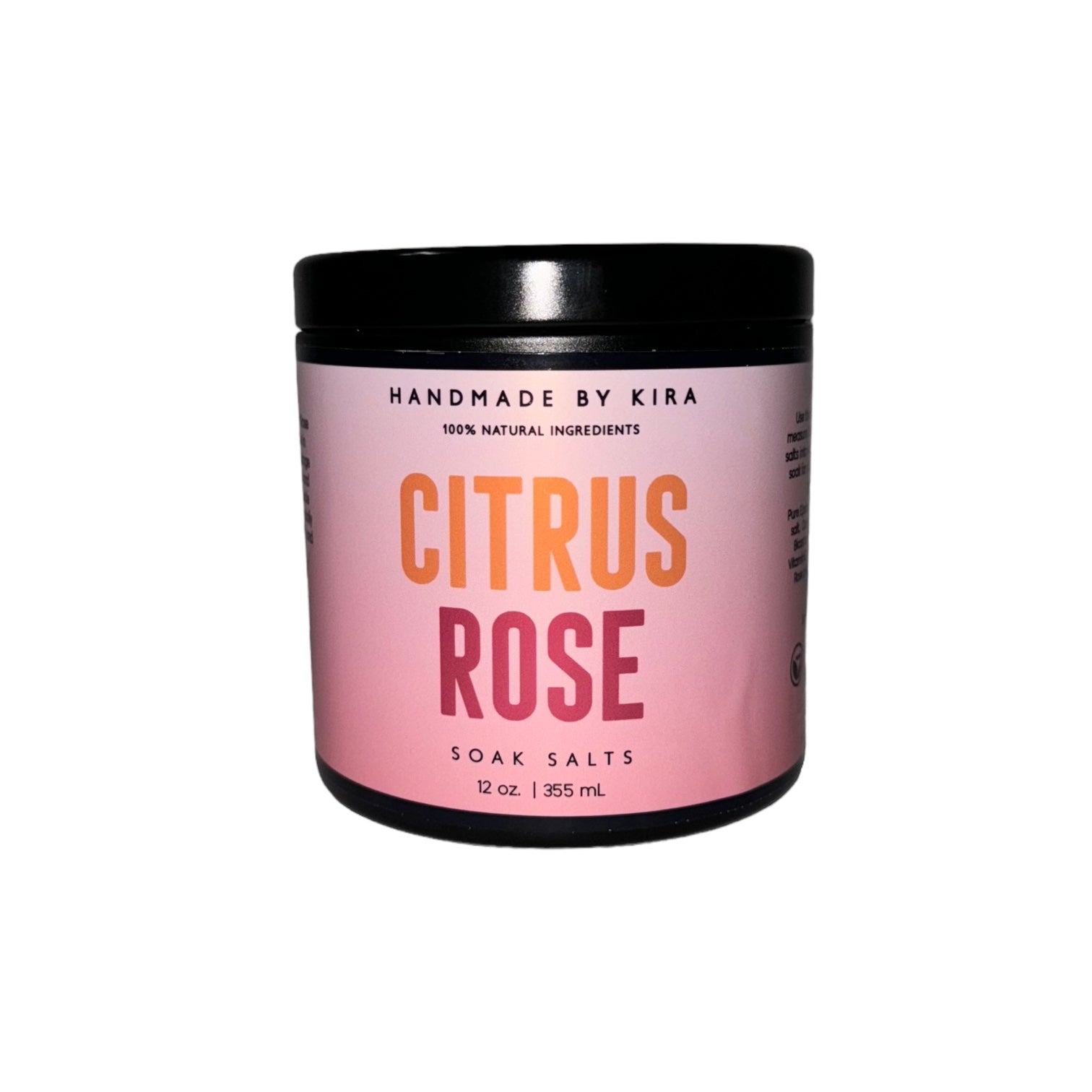 Citrus Rose Soak Salts